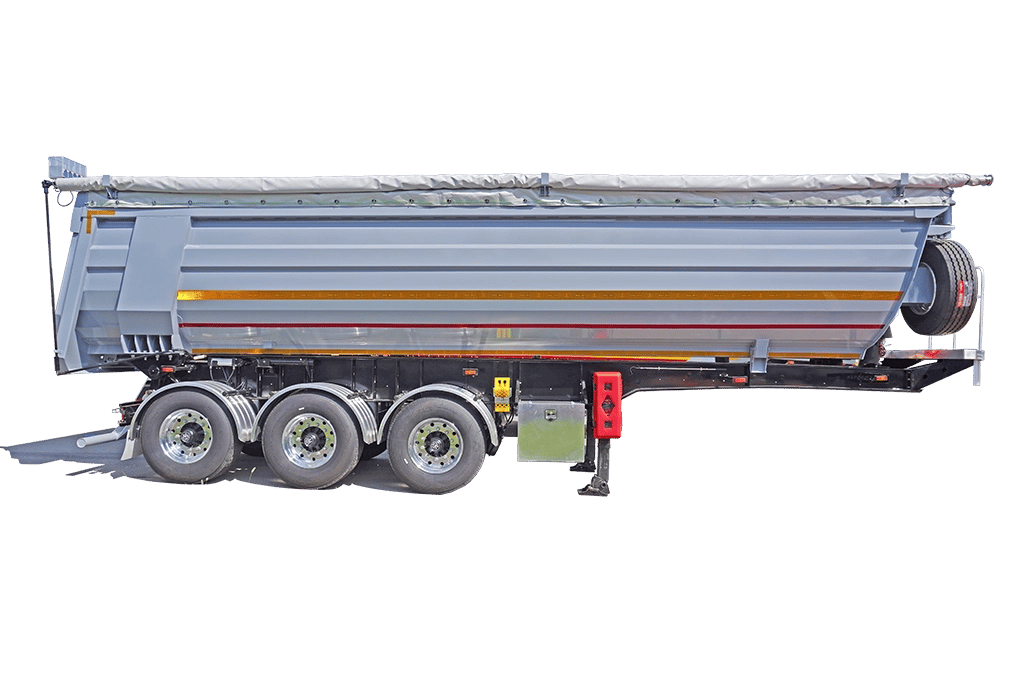 3-axle U-shaped Rear Dumper Semi-trailer Rear tipper truck for sale