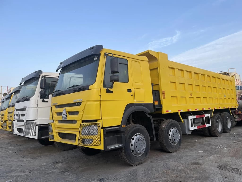 High Cost-Performance Used HOWO 8×4 371HP Dump Truck for sale