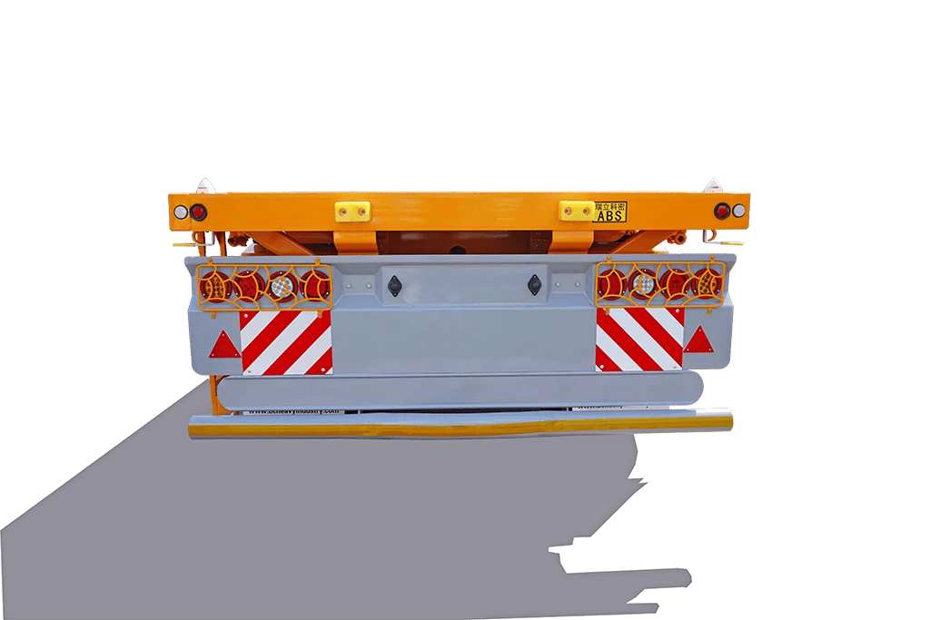 3 Axles Platform Flatbed Container Semi-Trailer for sale