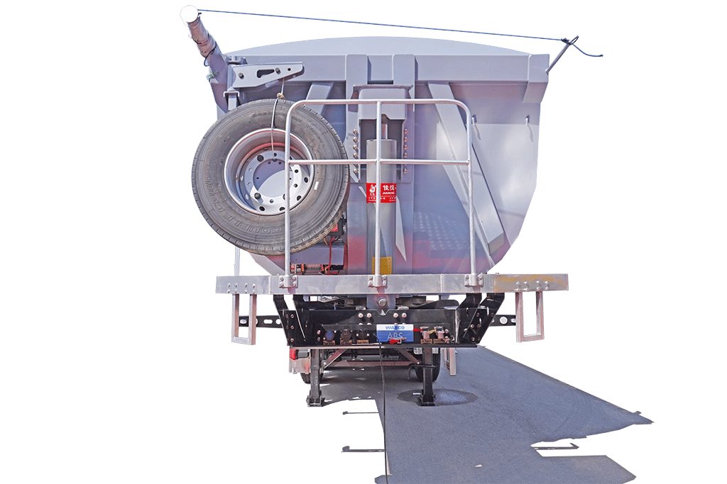 3-axle U-shaped Rear Dumper Semi-trailer Rear tipper truck for sale