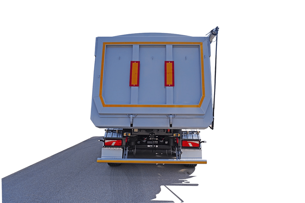 3-axle U-shaped Rear Dumper Semi-trailer Rear tipper truck for sale