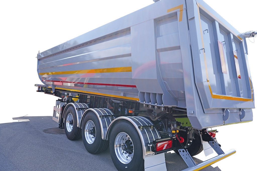 3-axle U-shaped Rear Dumper Semi-trailer Rear tipper truck for sale