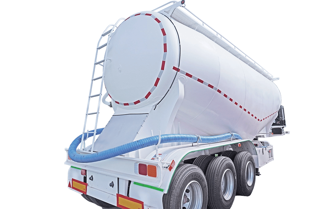 40 Cbm Bulk Cement Tanker Dry Powder Tank Semi Trailer Silo Truck for sale