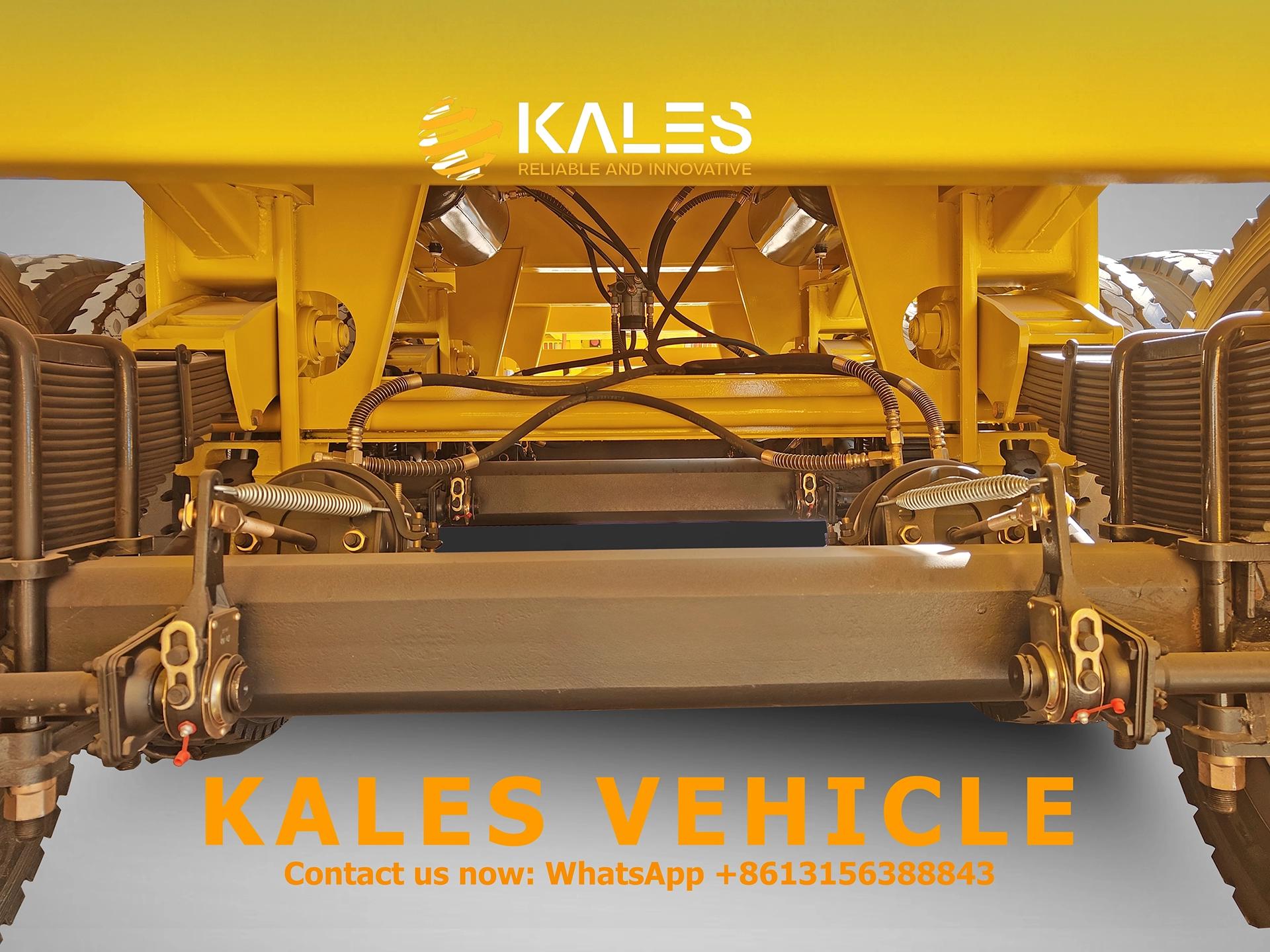 80-Ton U-Shape Rear Dump Semi Trailer – HYVA Cylinder, FUWA/BPW Axles | Kales Truck