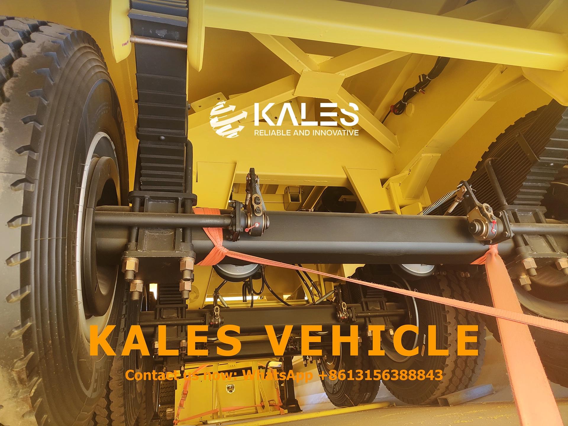 80-Ton U-Shape Rear Dump Semi Trailer – HYVA Cylinder, FUWA/BPW Axles | Kales Truck