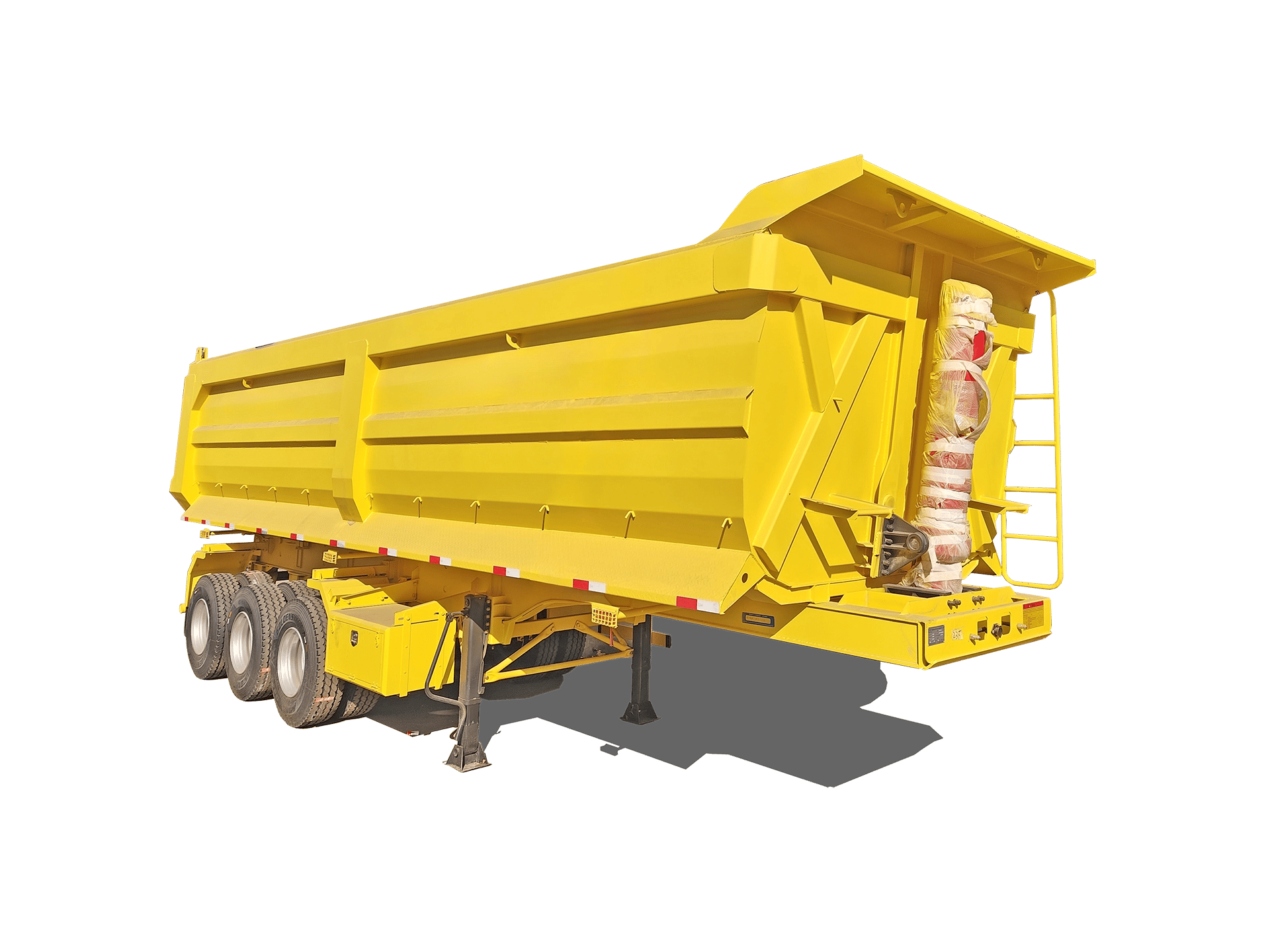 80-Ton U-Shape Rear Dump Semi Trailer – HYVA Cylinder, FUWA/BPW Axles | Kales Truck