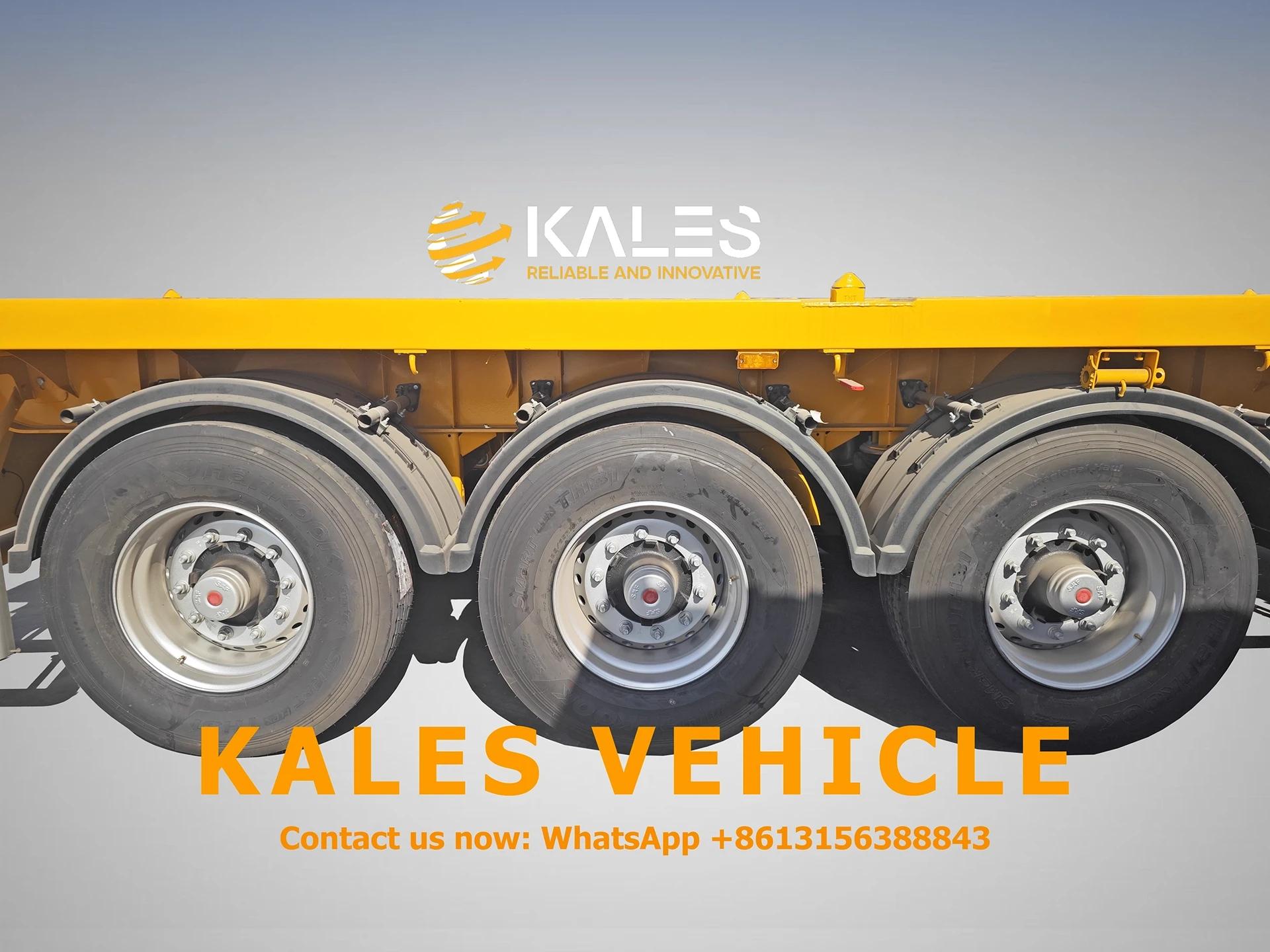 Close-up of wear-resistant 12R22.5 tires and durable steel rims for rough road conditions