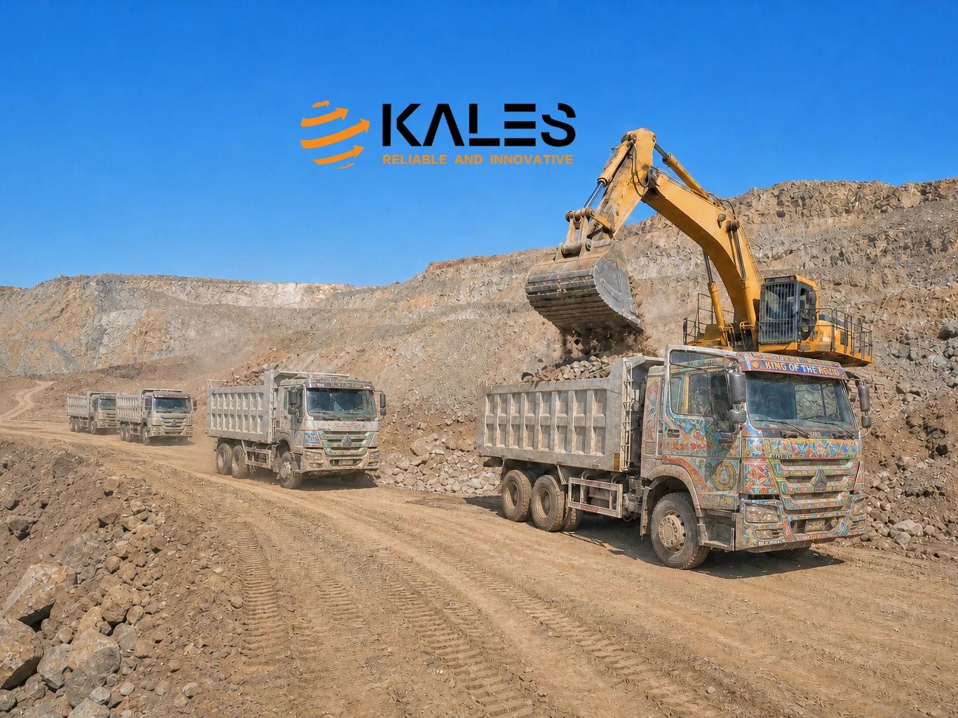 Kales high-standard refurbished HOWO 371 dump trucks operating under heavy-duty conditions at an African mining and construction site, hauling ore and aggregates with proven reliability and durability
