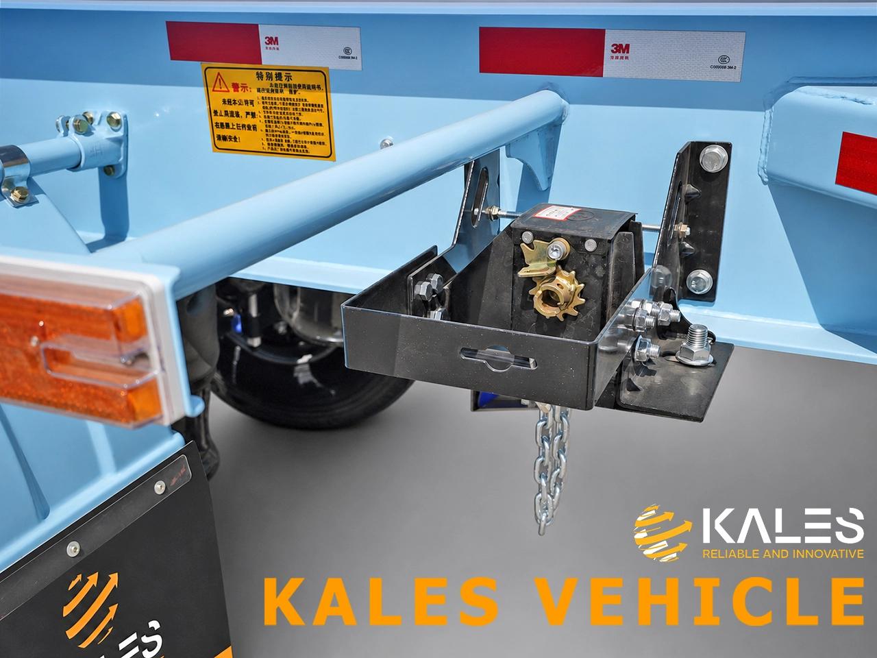 Spare tire carrier mounting bracket on 40ft skeleton trailer