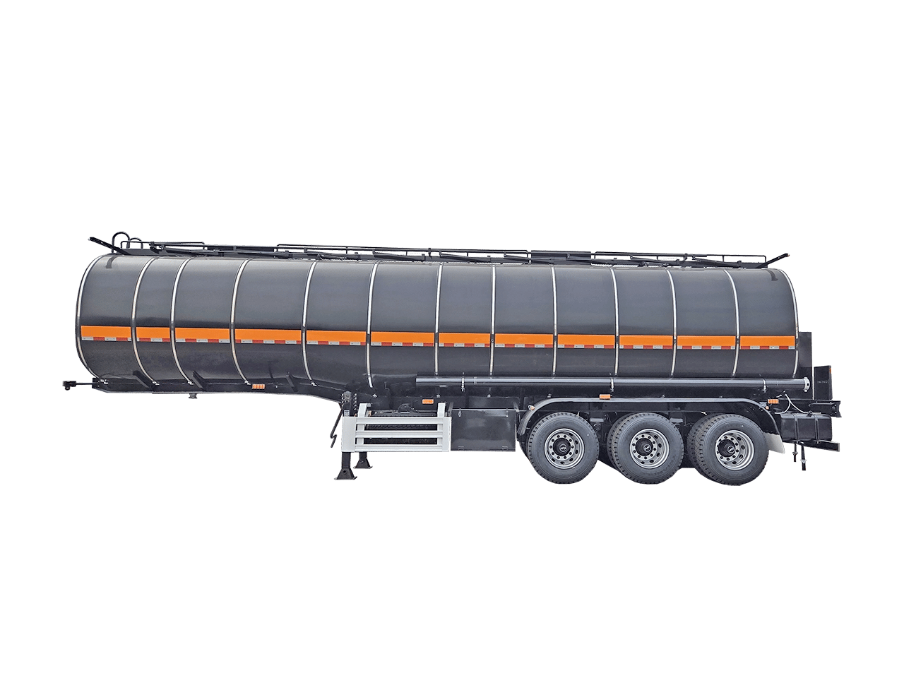 Kales 3-axle heated asphalt tanker semi trailer for liquid asphalt transport