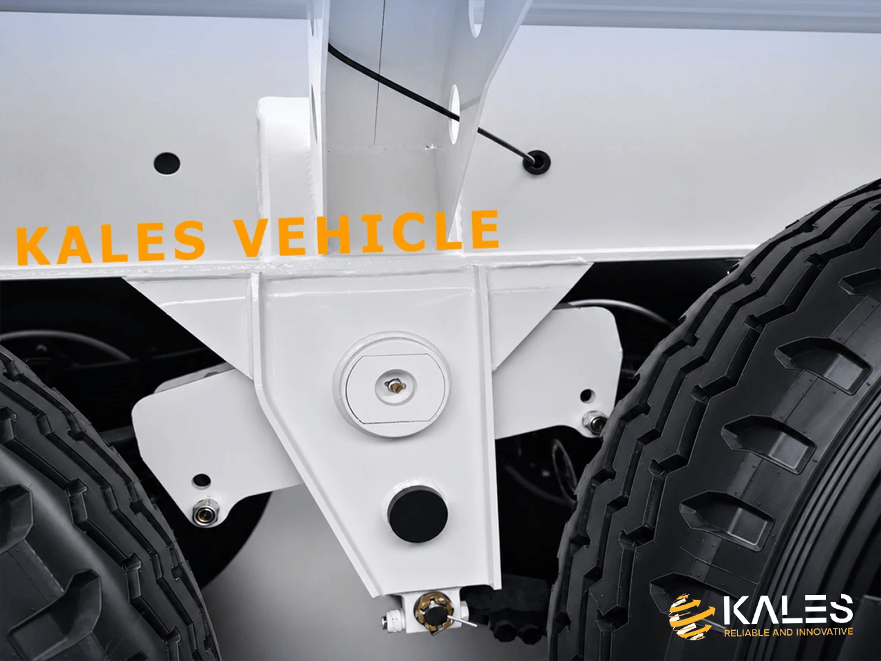 Cement bulker trailer reinforced mechanical leaf spring suspension