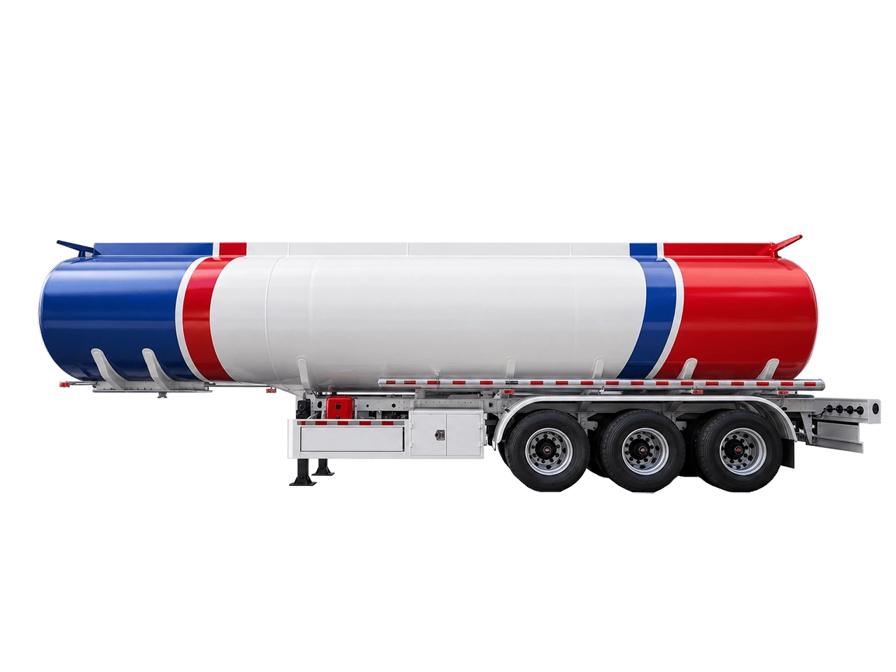 KALES 45,000L three-compartment fuel tanker semi-trailer for African petroleum transport