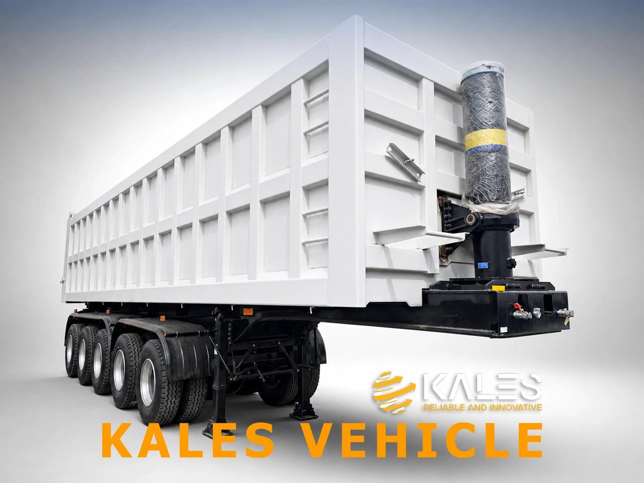 Side guard toolbox and access ladder on a Kales 5 axle mining dumper