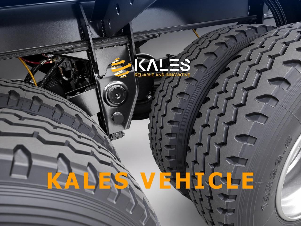 Rear tridem mechanical leaf spring suspension with 13 tonne axles