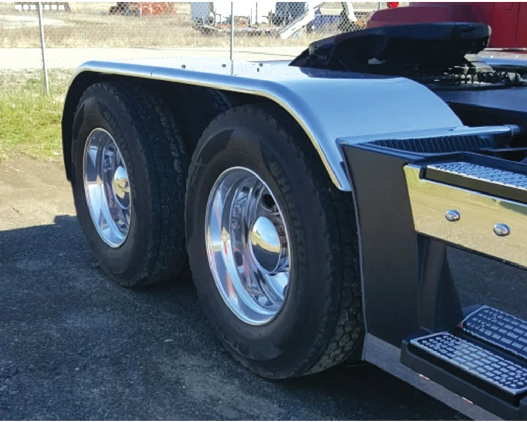 Guardabarros ventilados aerodinámicos para camiones
