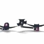 66 series American type Leaf Spring Suspension 2-Axle Trailer Suspension for sale