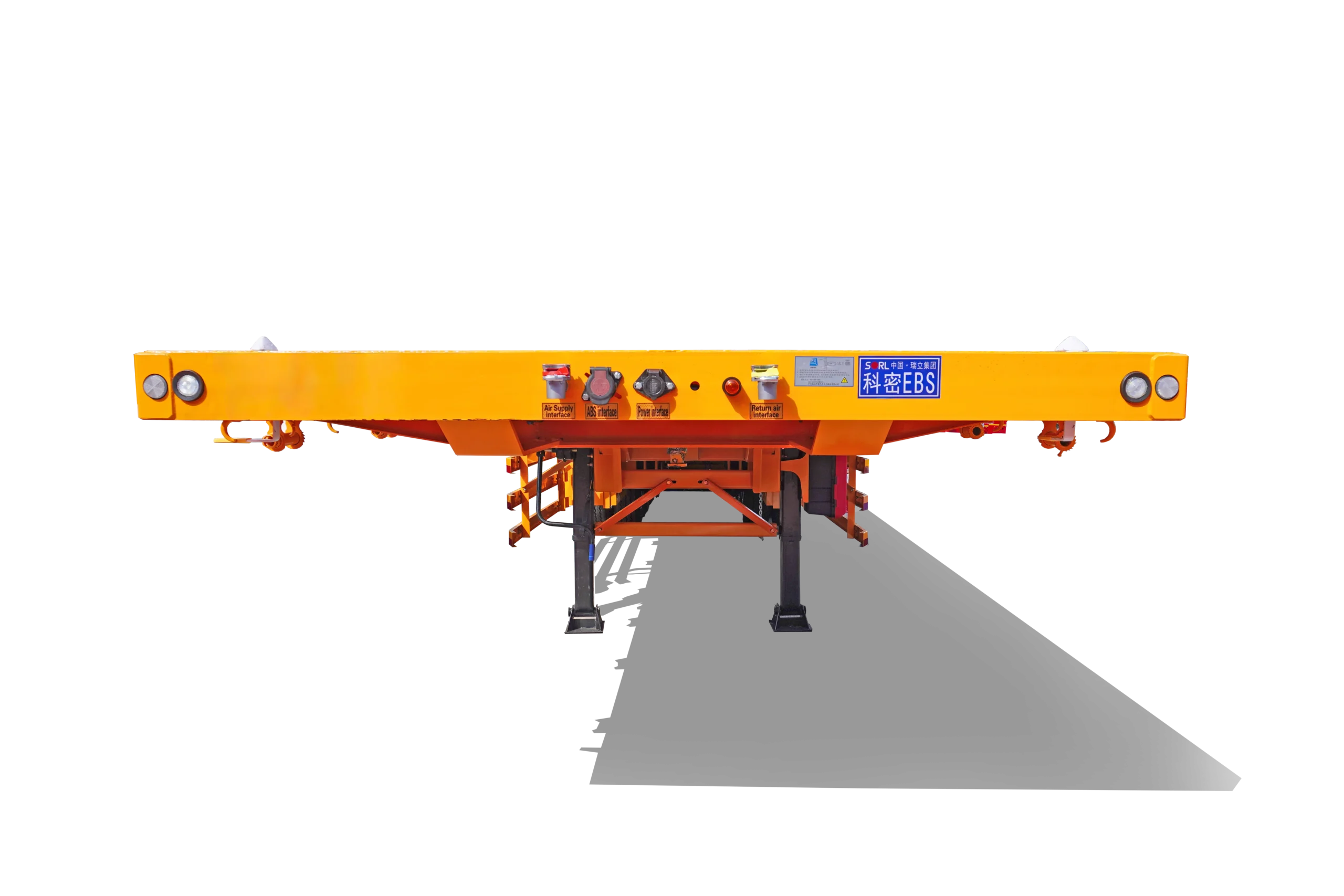 3 Axles Platform Flatbed Container Semi Trailer 01 scaled
