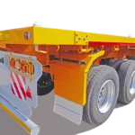 3 Axles Platform Flatbed Container Semi-Trailer for sale