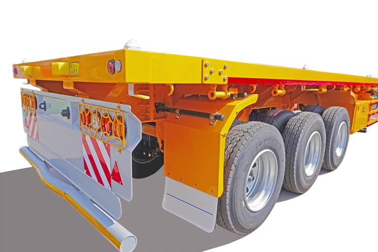 3 Axles Platform Flatbed Container Semi-Trailer for sale