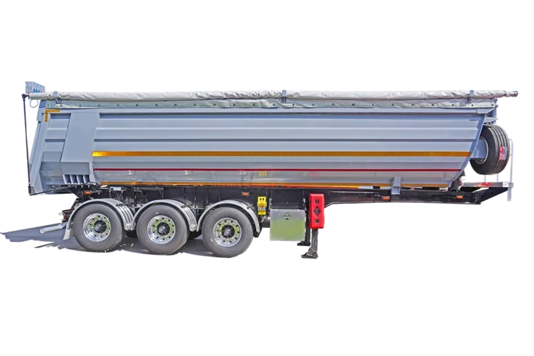 3-axle U-shaped Rear Dumper Semi-trailer Rear tipper truck for sale