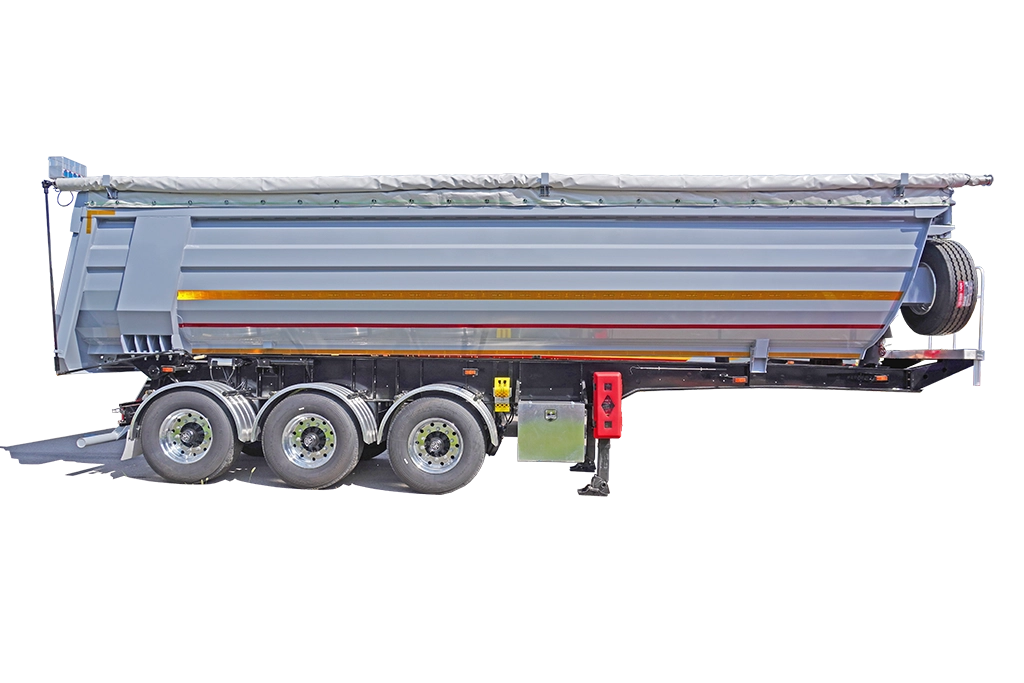 3 axle 50 ton rear dump semi trailer 01