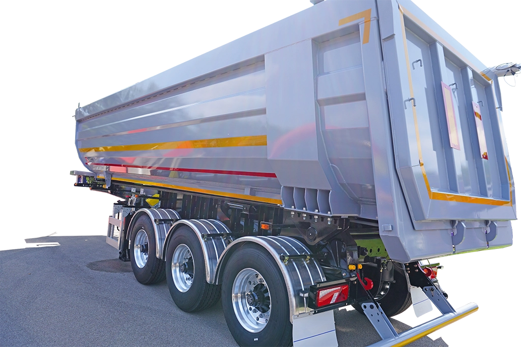 3 axle 50 ton rear dump semi trailer 05
