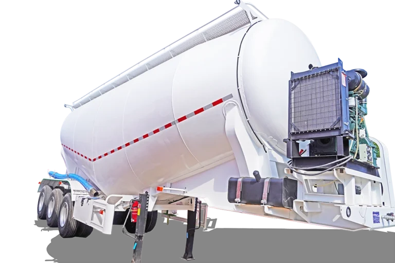 40 Cbm Bulk Cement Tanker Dry Powder Tank Semi Trailer Silo Truck for sale