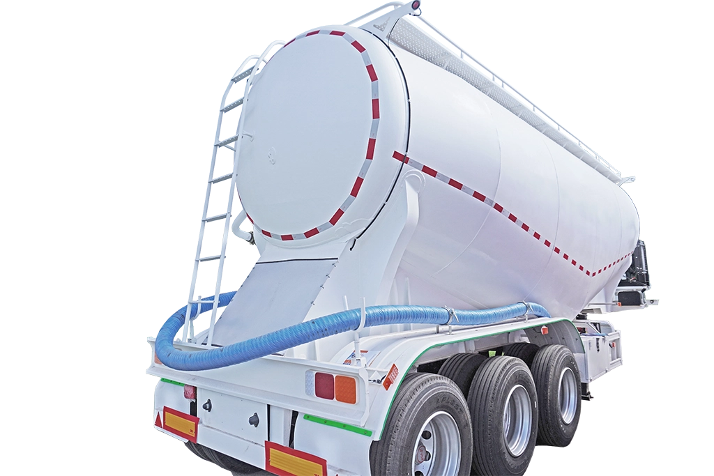 40 Cbm Bulk Cement Tanker Dry Powder Tank Semi Trailer Silo Truck for sale