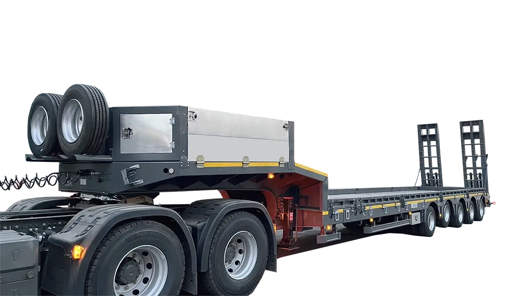 5 Axles 60 Tons Lowbed Lowboy semi-Trailer-01