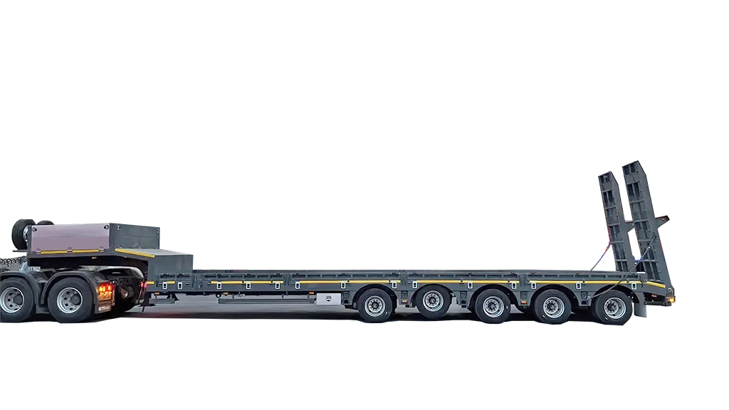 5 Axles 60 Tons Lowbed semi Trailer 03