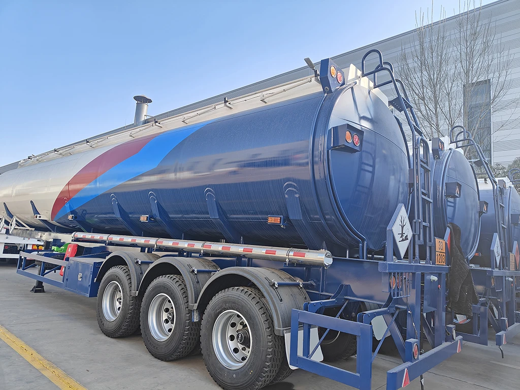 54 CBM Fuel Tanker/54000L Oil Tanker Gasoline-Tank Semi-Trailers-For-Sale