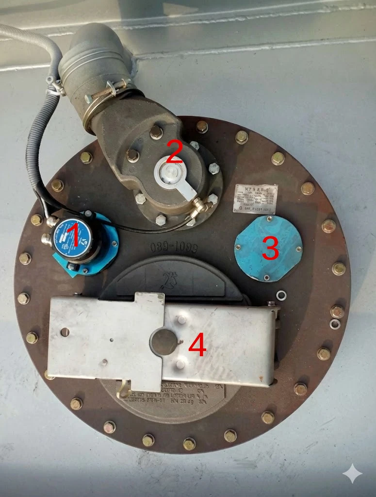 Couvercle de trou d'homme type européen avec évent de pression intégré