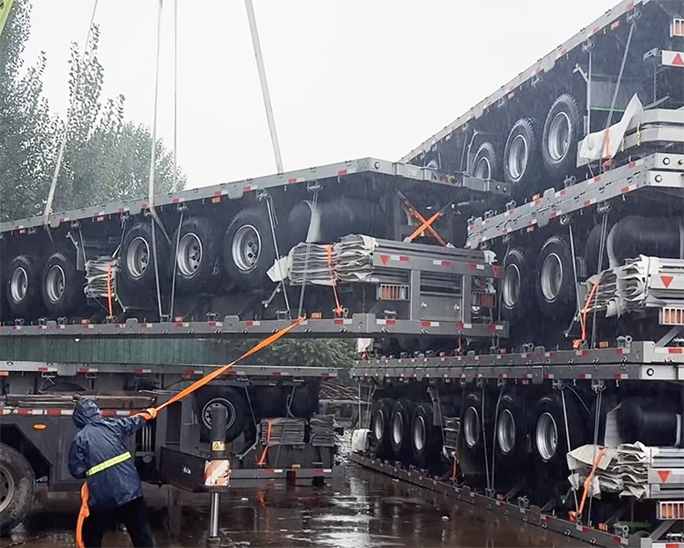 50 Units of Flatbed Trailers to Dar es Salaam, Tanzania