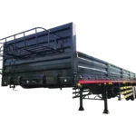 Side Wall Semi Trailer with reinforced removable panels
