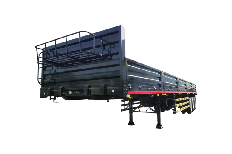 Side Wall Semi Trailer with reinforced removable panels