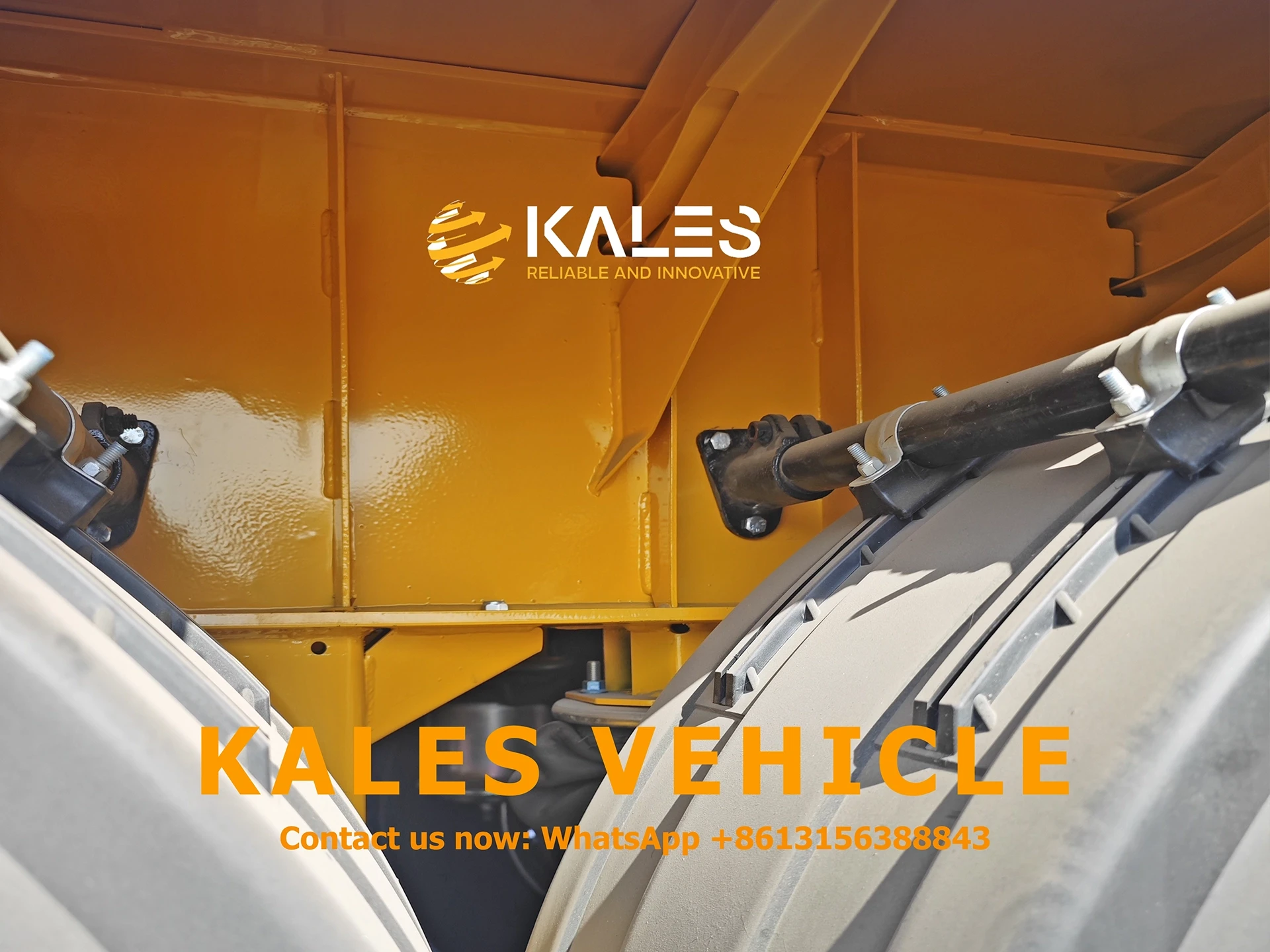 Kales Tri-axle Flatbed Semi Trailer: 40ft/45ft Container Chassis (SASO Certified) 4 Double-plate reinforced main beam web at suspension area