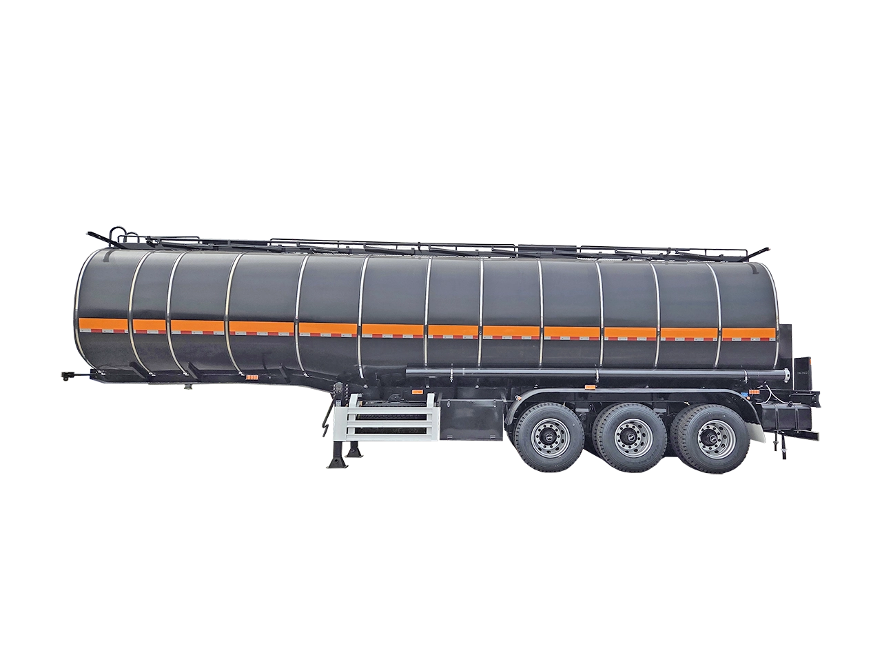 Kales 3-axle heated asphalt tanker semi trailer for liquid asphalt transport