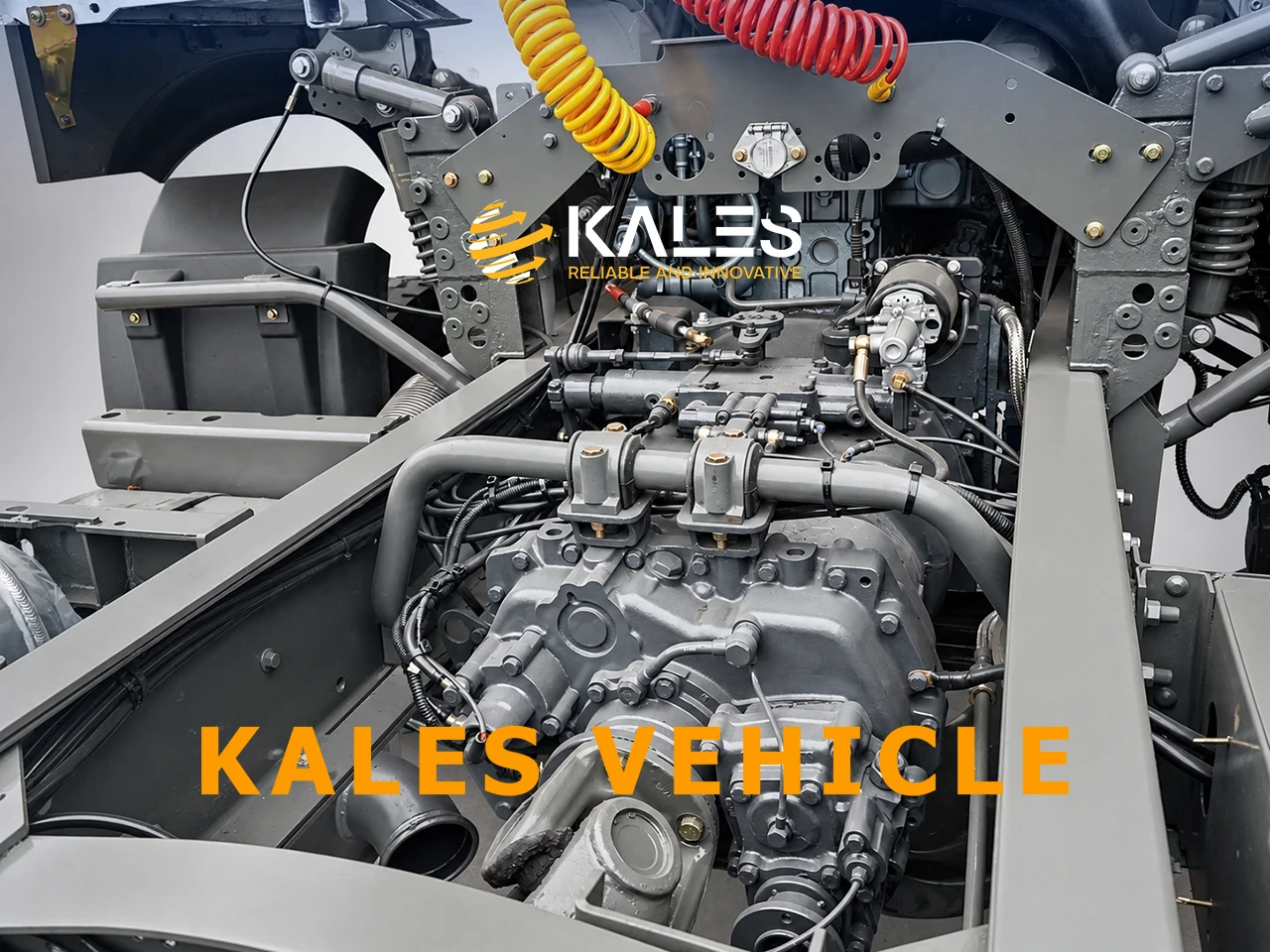 HW19712 10-speed manual transmission and PTO interface after Kales export reconditioning.